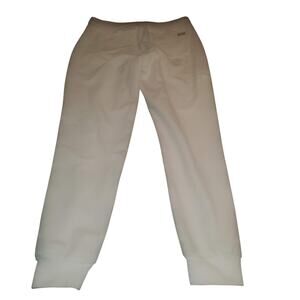 Figs Women's Size S (28" inseam)  Zamora Jogger Scrub Pants White W18SW2005 FLAW